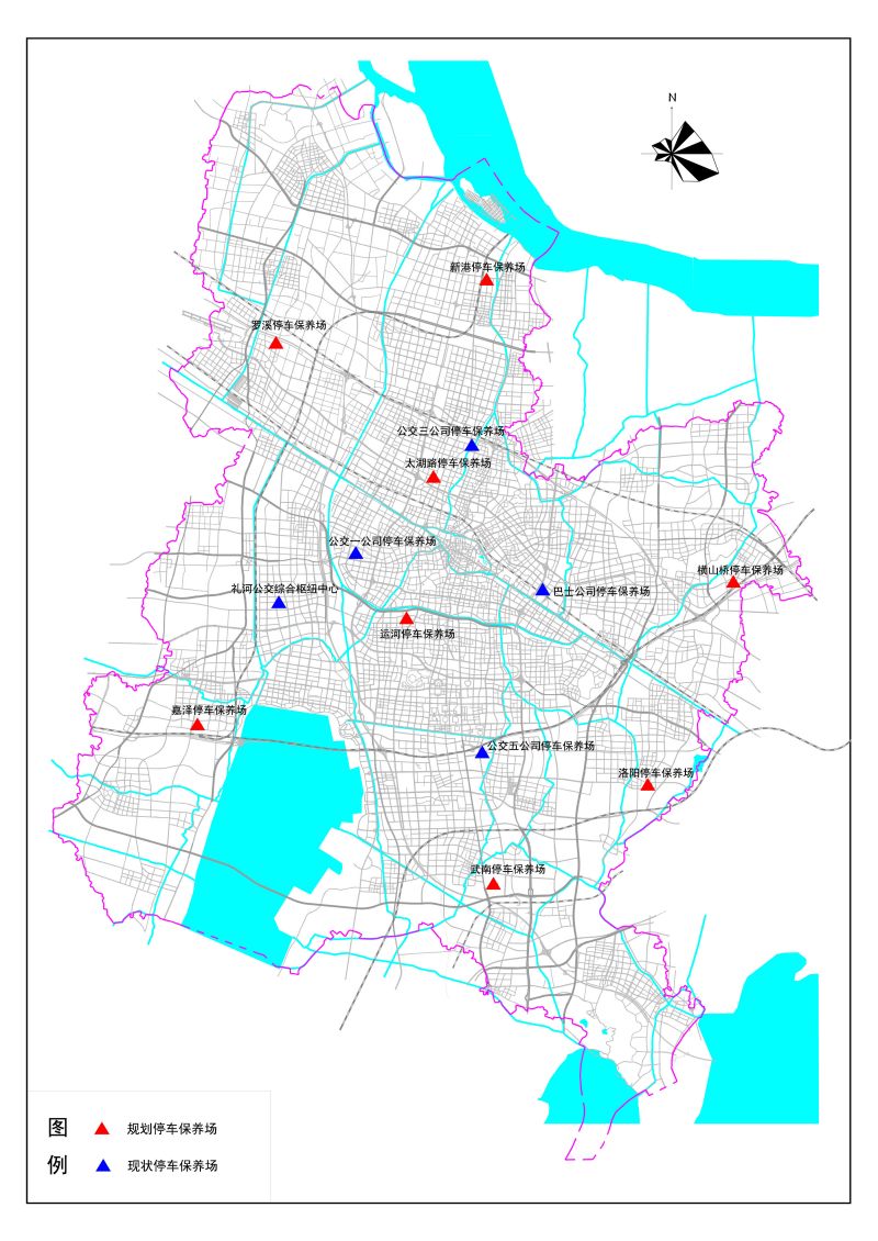 11、城市公交停车保养场规划图-Model副本