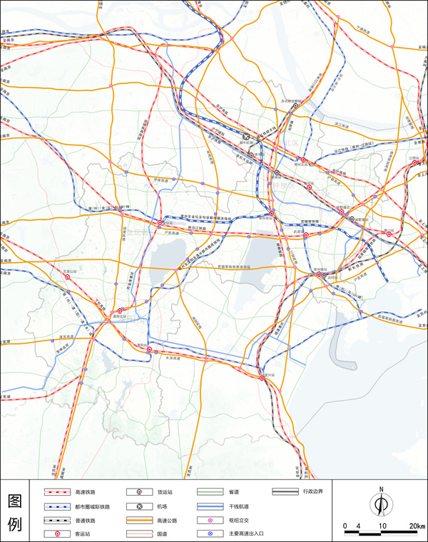 综合立体交通网 综合交通规划图-1