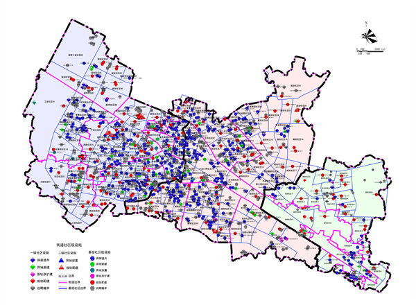 2012常州市主城区社区基本公共服务设施布局规划图